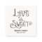 Wedding Love is Sweet Handwritten Monogram