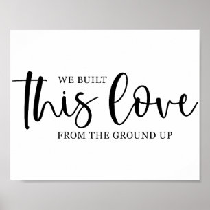 Wedding Love Quote  Poster
