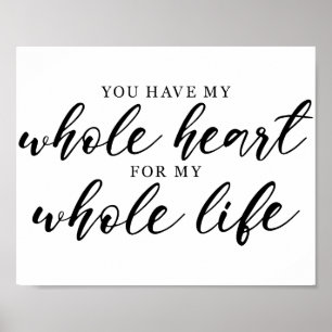 Wedding Love Quote Poster