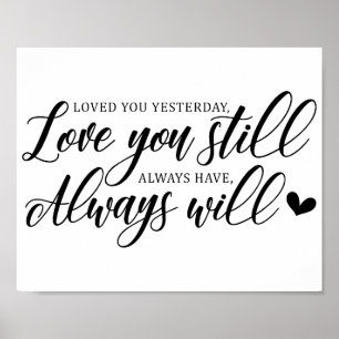 Wedding Love Quote  Poster