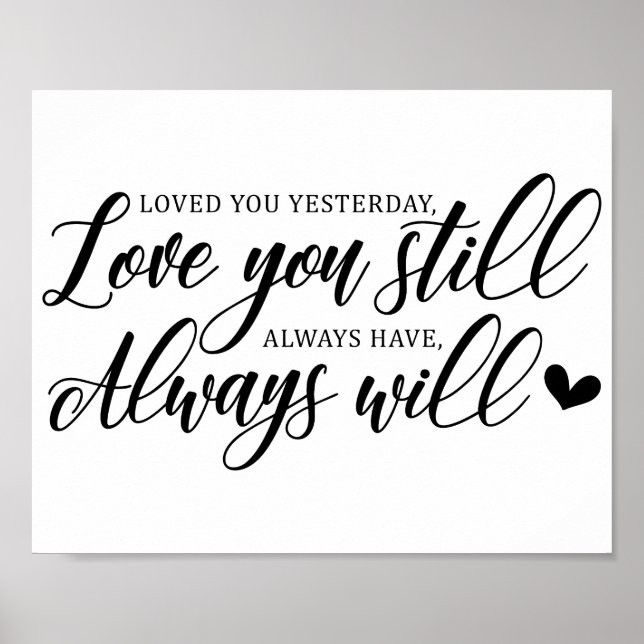 Wedding Love Quote  Poster (Front)