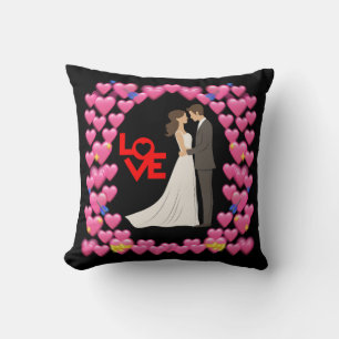 Wedding Love – Romantic Throw Pillow