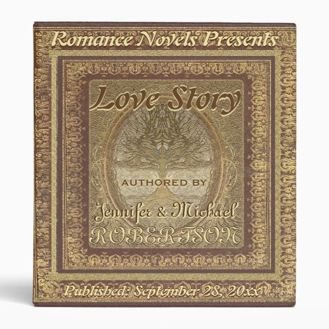 Wedding "Love Story" Book Binder (Front)