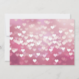Wedding Love Vector Background shiny pink hearts