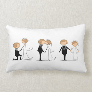 wedding lumbar pillow