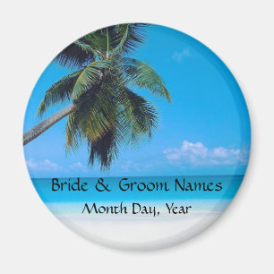Wedding Magnet with Wedding Date