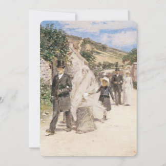 Wedding March by Robinson, Impressionism Art Invitation
