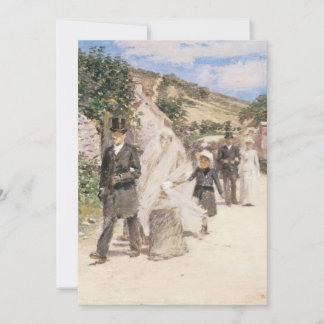 Wedding March by Robinson, Impressionism Art Invitation