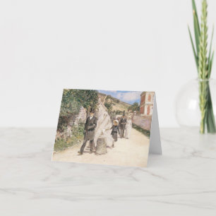 Wedding March by Robinson, Impressionism Wedding Thank You Card