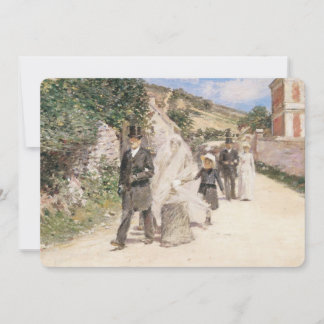 Wedding March by Robinson, Vintage Impressionism Invitation