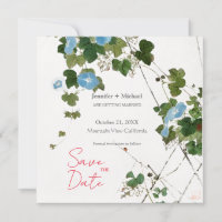 Wedding Marriage Minimalist Calligraphy Floral