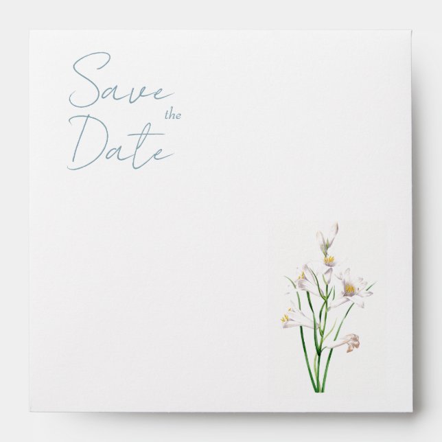 Wedding Marriage Minimalist Calligraphy Script Envelope (Front)