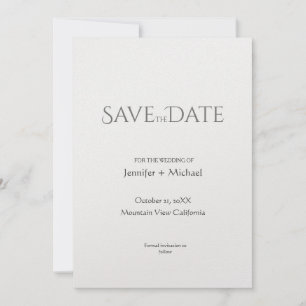 Wedding Marriage Minimalist Calligraphy Script Save The Date