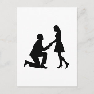 Wedding Marriage Proposal Postcard