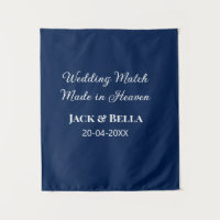 Wedding Match made in heaven wedding favours blue