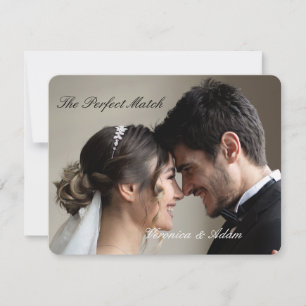 Wedding Matchbox – Perfect Match Premium Edition RSVP Card