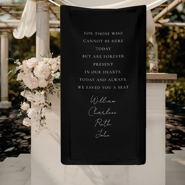 Wedding, Memorial Banner, Elegant, Script Font Banner (Creator Uploaded)