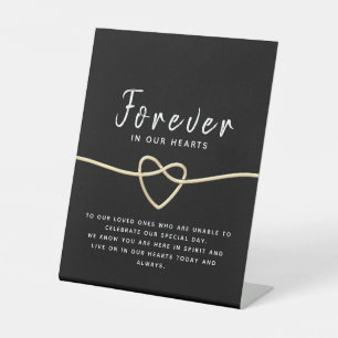 Wedding Memorial Table Pedestal Sign