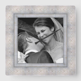 wedding memory photo clock