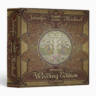 Wedding Memory Scrapbook / Guest Book Binder