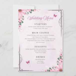 Wedding Menu