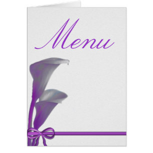 Wedding Menu