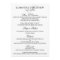 Wedding menu template PERSONALIZE