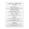 Wedding menu template PERSONALIZE
