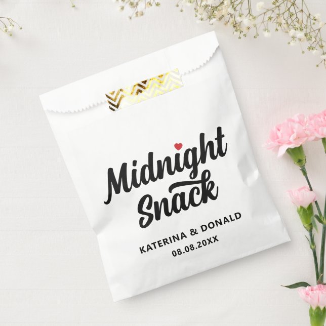 Wedding Midnight Snack Favour Bag (Sealed)