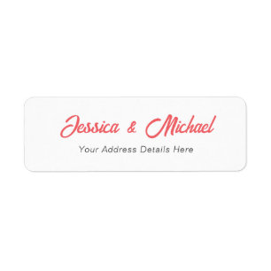 Wedding Modern Elegant Plain Simple Professional