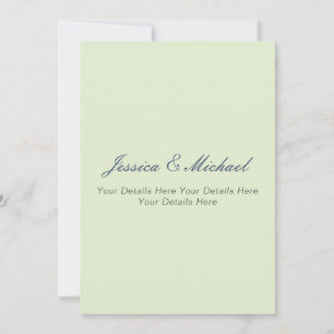 Wedding Modern Elegant Plain Simple Professional