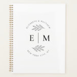 Wedding Modern Minimalist Elegant Chic Planner<br><div class="desc">Composed of  sans serif and serif typography. All against a backdrop of pure white. These elements are modern,  simple,  and chic.

This is designed by White Paper Birch Co. exclusive for Zazzle.

Available here:
http://www.zazzle.com/store/whitepaperbirch</div>