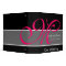 Wedding Monogram Black Fuchsia Planner Keepsake