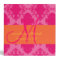 Wedding Monogram Orange Pink Planner Binders