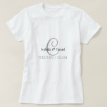 Wedding Monogram Tshirt Gifts<br><div class="desc">Monogram Gifts have a huge selection of customizeable USPS postage stamps,  envelope seal stickers,  greeting cards,  tshirts,  hats,  buttons,  magnets and so much more. These monograms are great for mailing wedding invitations,  Anniversary Party invitations,  graduation announcements,  and suprise birthday parties just to name a few.</div>