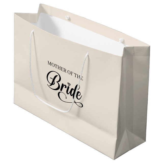 Wedding Mother of Bride Gift Bag (Front Angled)