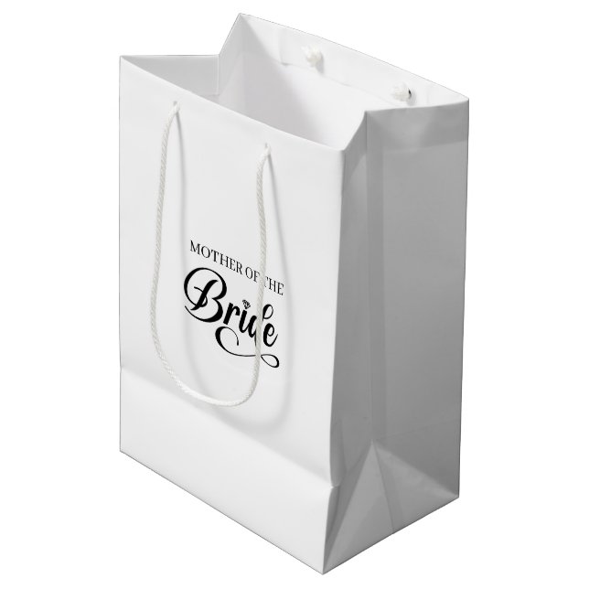 Wedding Mother of Bride Gift Bag (Front Angled)