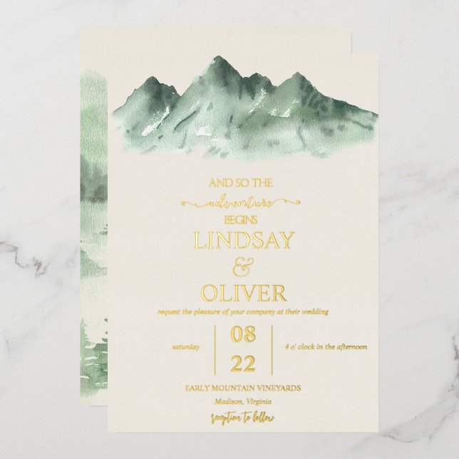 Wedding Mountains (Front/Back)