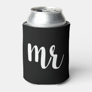 Wedding Mr. & Mrs. bride groom Can Cooler