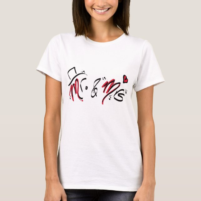 wedding Mr. & Mrs. T-Shirt (Front)