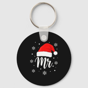 Wedding Mr. Santa Hat, Mr. Christmas Snowflakes Fo Keychain