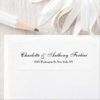 Wedding Name Classical Handwriting Design 