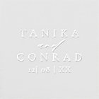 Wedding Names & Date Handwritten And ID954