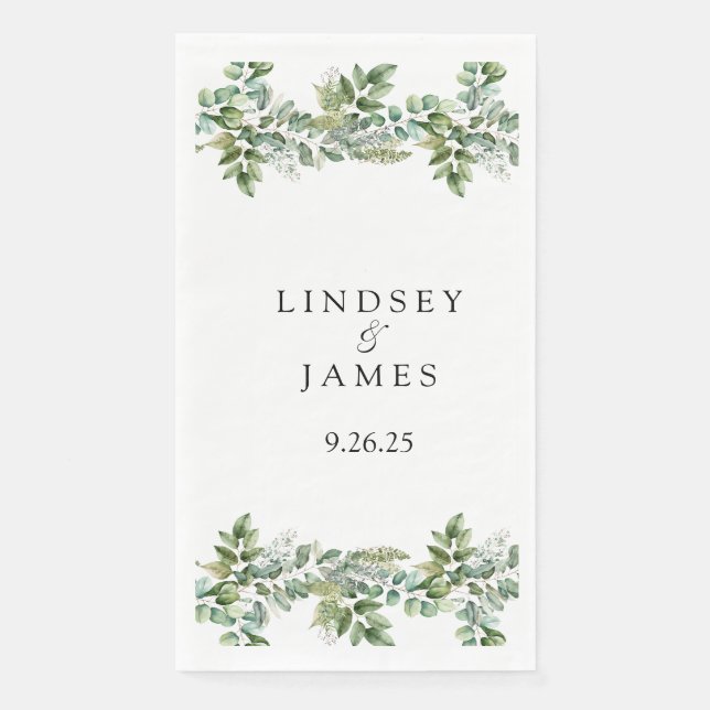 Wedding  napkin (Front)