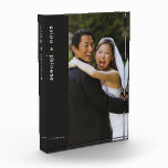 Wedding Newlywed Couple's Photo and Name Block<br><div class="desc">Create a long-lasting memory for your love and family. This Wedding Newlywed Couple's Photo and Name can be personalized and customized for any occasion.</div>