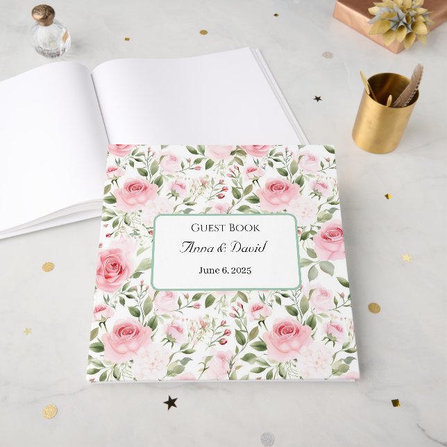 Wedding Non Foil Guest Book (Front Open)