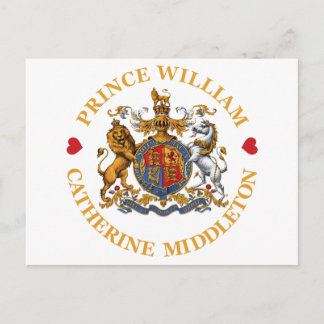Wedding of Prince William and Catherine Middleton Postcard