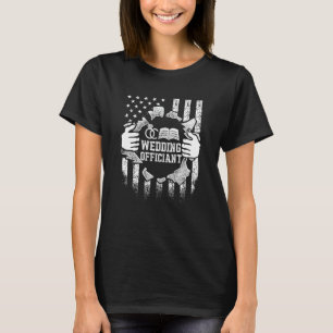 Wedding Officiant Ceremony Internet Ordained Minis T-Shirt