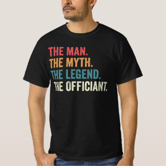 Wedding Officiant T-Shirt, Officiant Gif T-Shirt