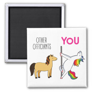 Wedding Officiant Unicorn Funny Proposal Magnet